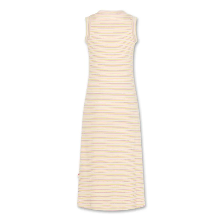 AO76 Robe Jo Logo Rayée | Jaune
