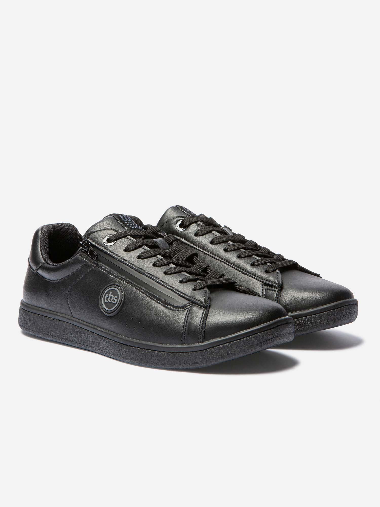 Tennis Homme Zip Latéral Coloris Noir