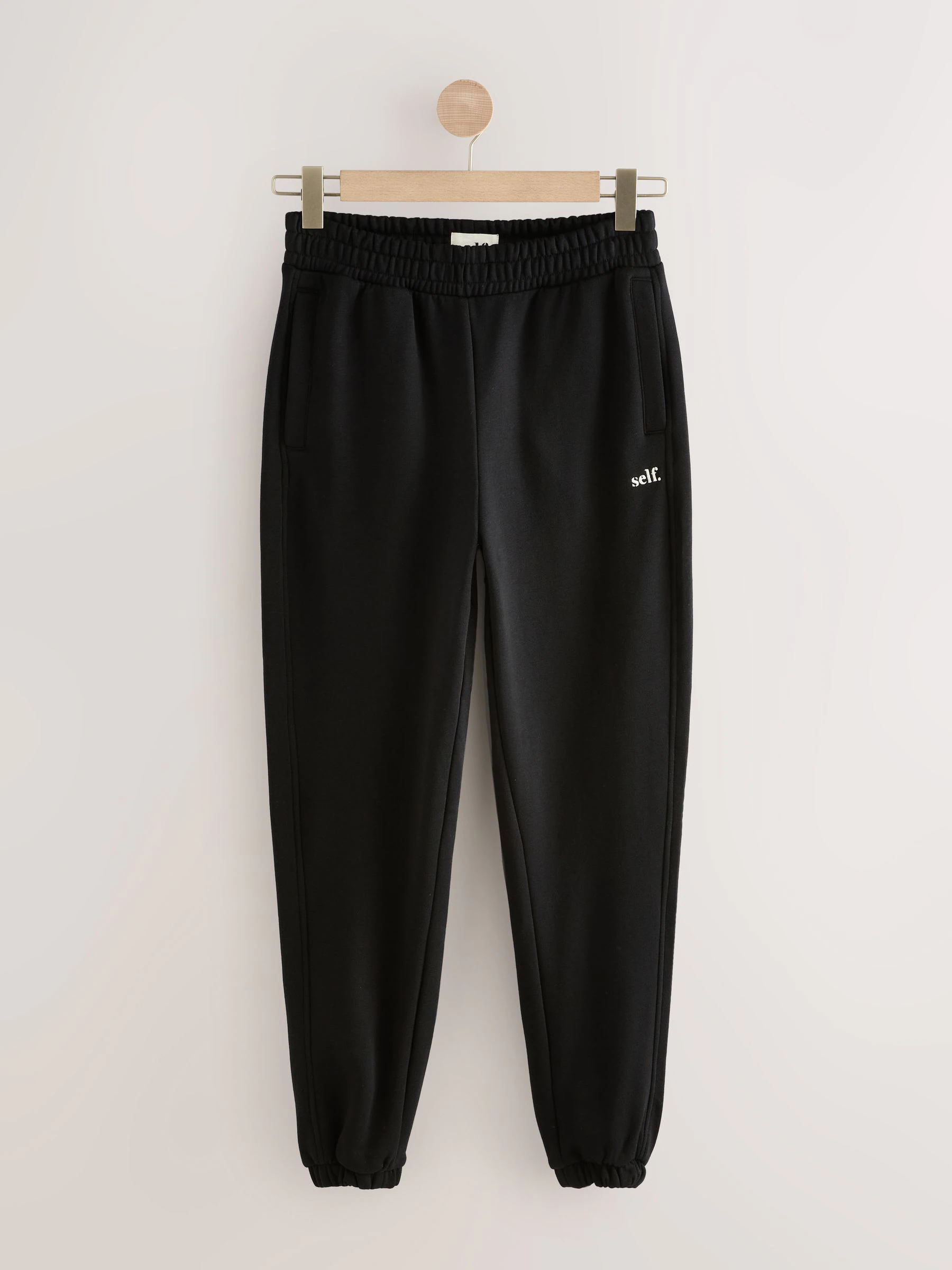 Zwart - Joggingbroek met banden