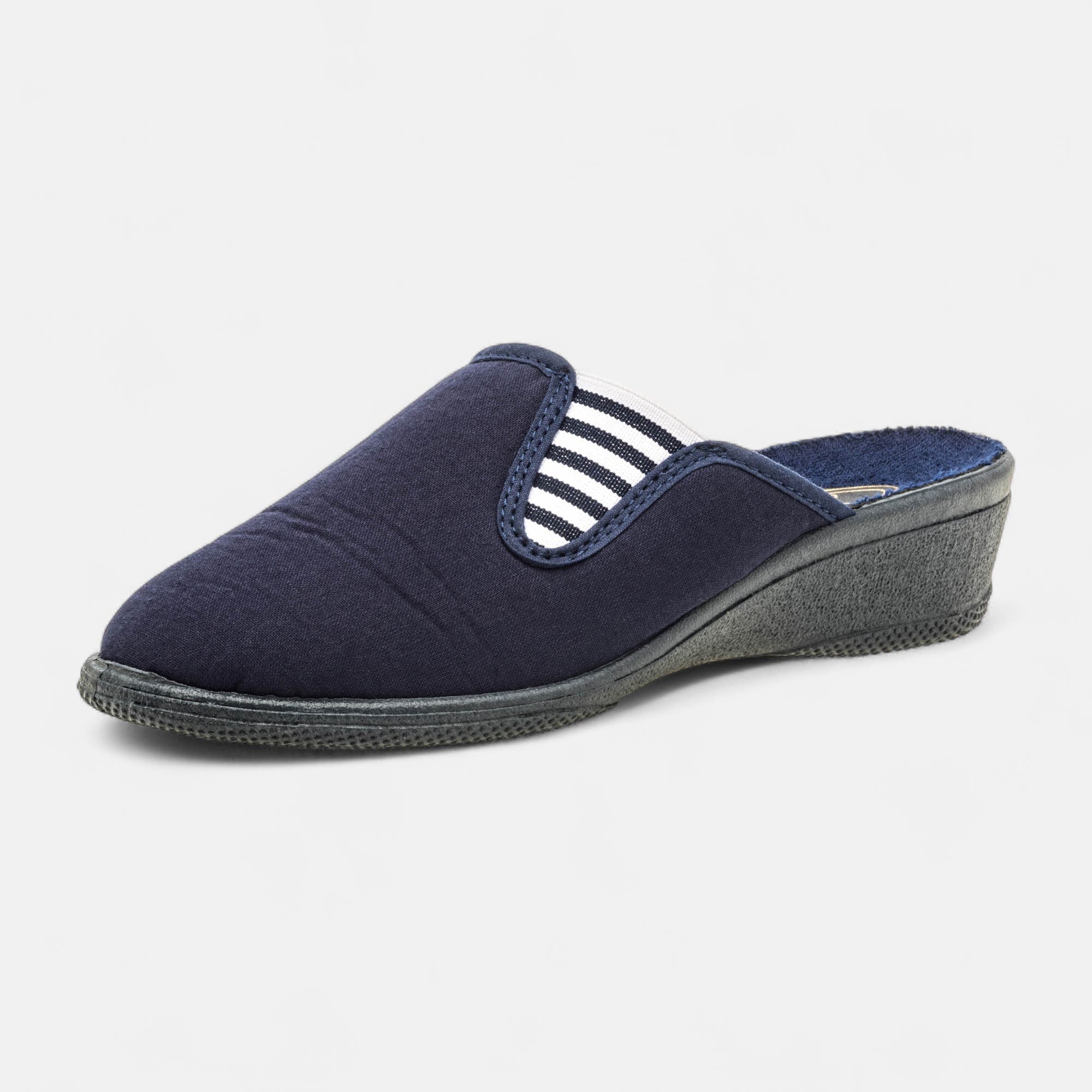 Pantoufles sabots Femme bleu marine