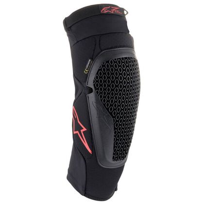 Genouillères Alpinestars BIONIC FLEX KNEE - BLACK RED 2023 - Noir / Rouge