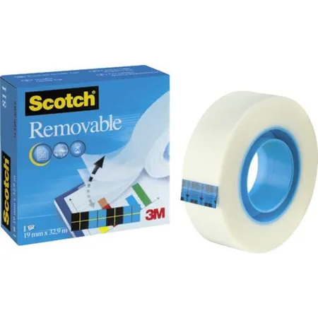Scotch® Klebeband Magic 811, Zellulose Acetat, unsichtbar, wieder ablösbar, 33 m x 19 mm