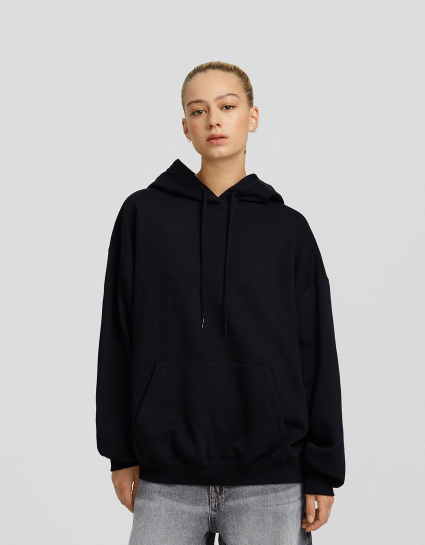 Moletom oversized com bolso