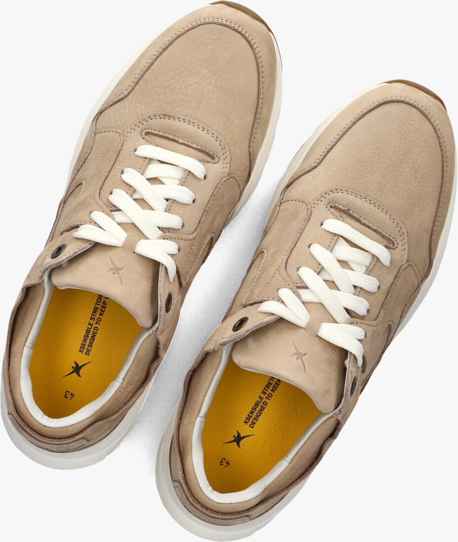 beige xsensible lage sneakers golden gate men