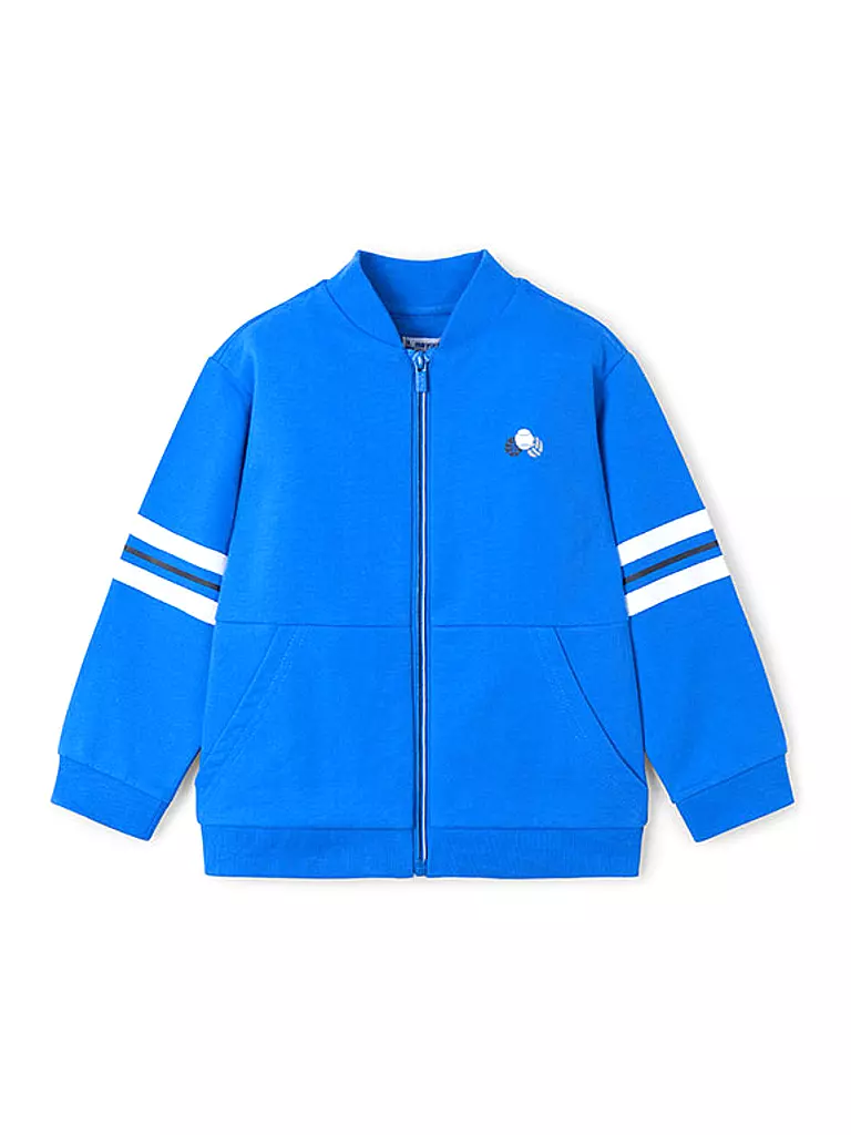 MAYORAL Jungen Set 3-tlg Langarmshirt Sweatjacke Jogginghose  blau