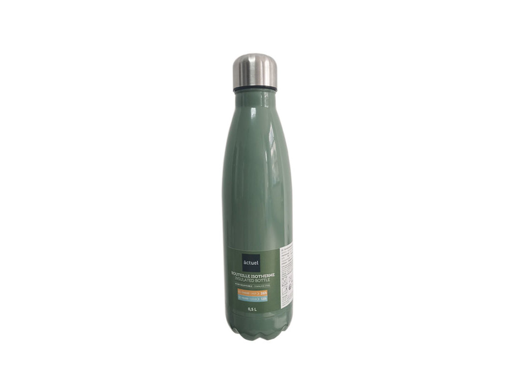 GARRAFA TÉRMICA ACTUEL INOX VERDE 0.5L