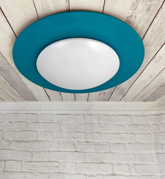 niermann Retrofit Kinderlampe Decke SATURN petrol