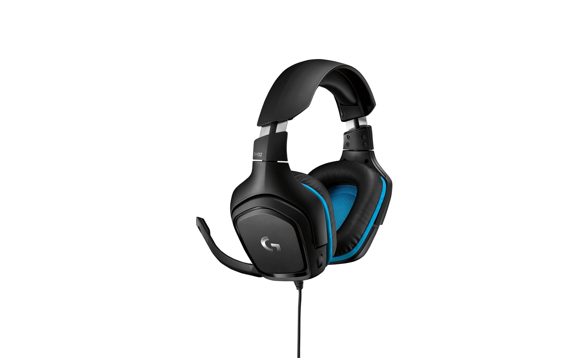 Logitech Gaming-Headset »G432 7.1 Surround Schwarz« Noise-Cancelling
