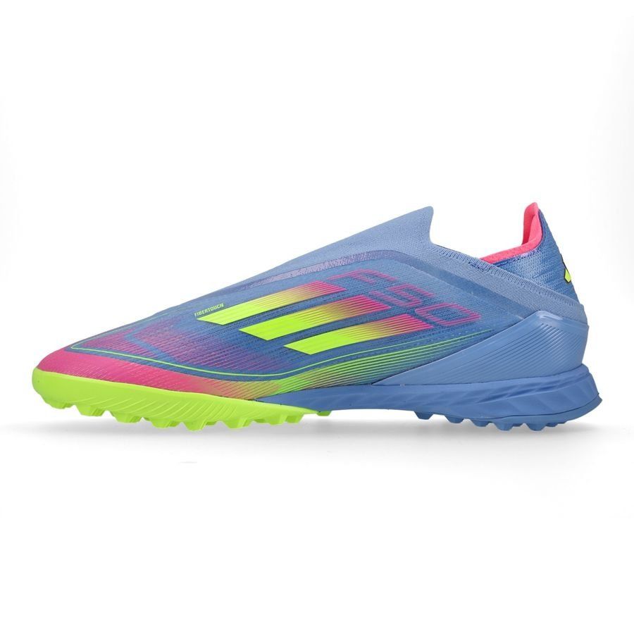 adidas F50 Pro Laceless TF Celestial Victory - Blue Fusion/Lucid Lemon/Lucid Pink