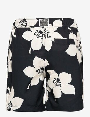Björn Borg Kenny Badeshorts, Bb Graphic Floral Black Beauty