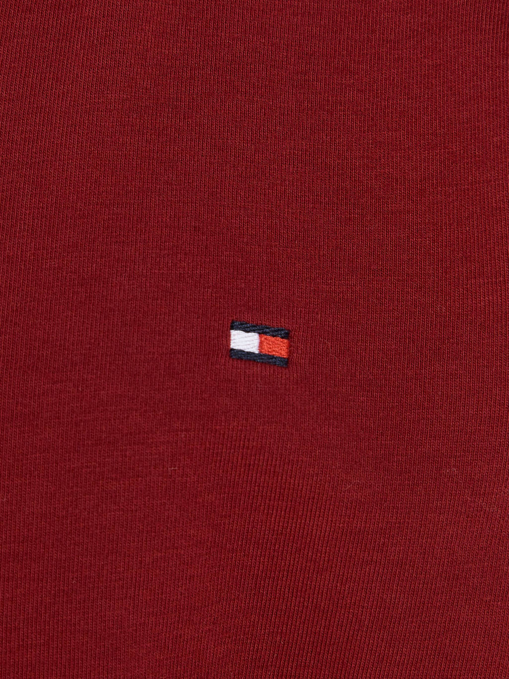 Tommy Hilfiger longsleeve met logo donkerrood