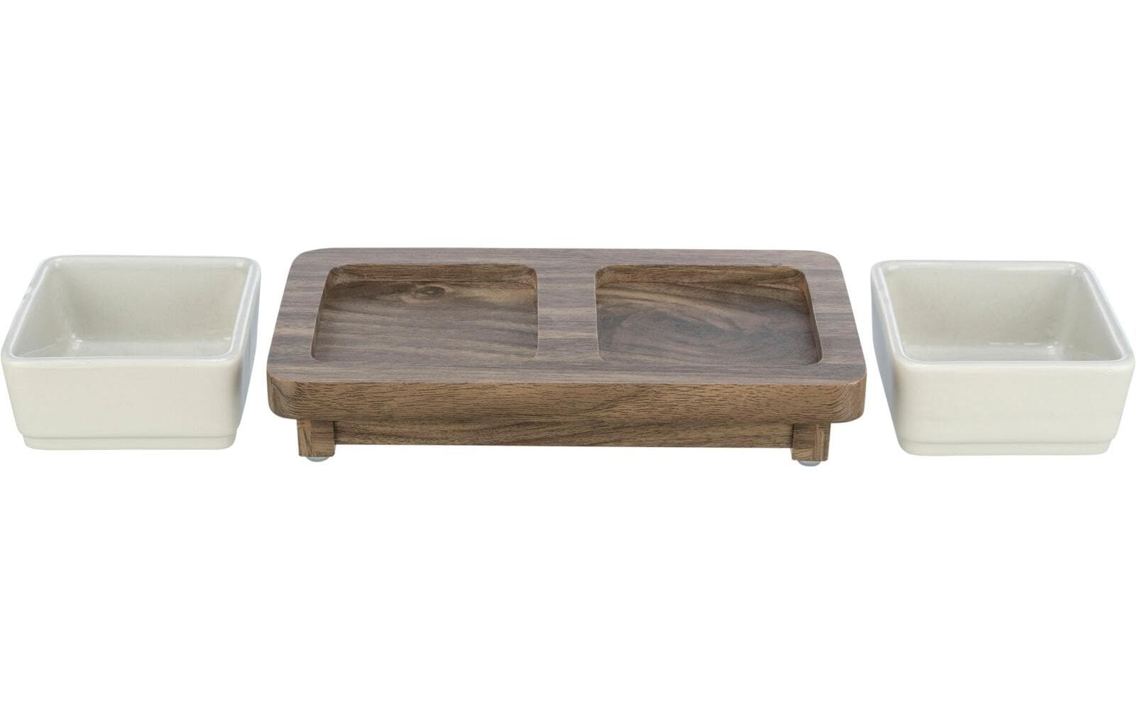 Keramiknapf Set CityStyle, 2 × 0.2 l, Grau/BraunNapf