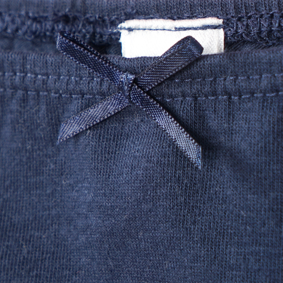 Yigga 3 Mädchen Pantys mit Bio-Baumwolle weiss / dunkelblau