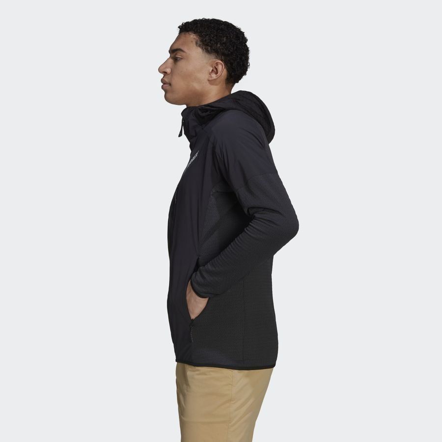 adidas Veste Terrex Fleece avec capuche - Noir