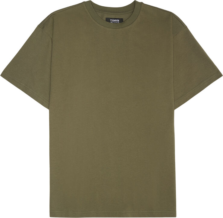 7 Days Active Organic Regular Fit Tee 823 ivy green