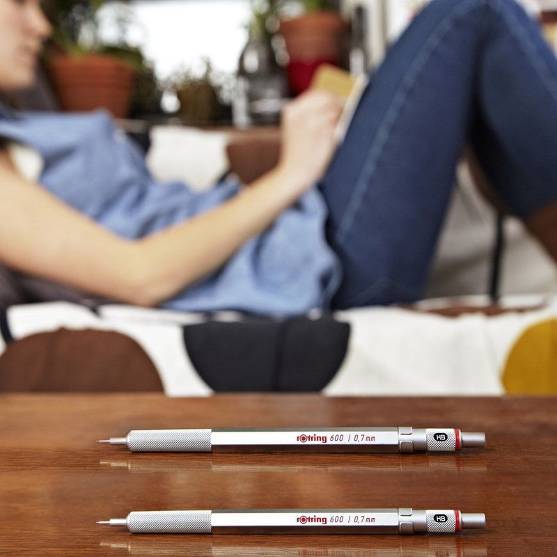 rOtring - 600 - Vulpotlood - Zwart - Metaal