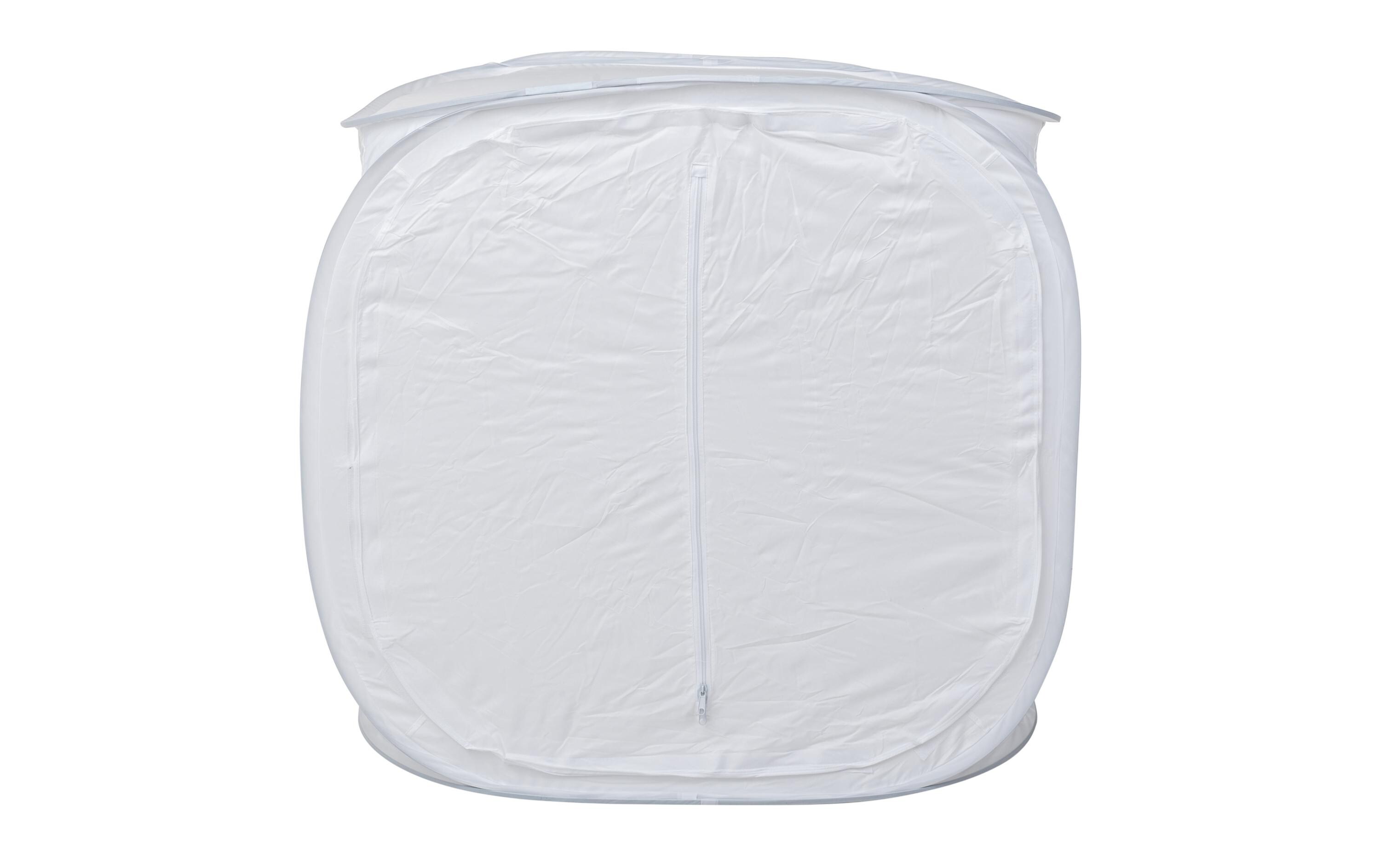 Aufnahmebox 120 x 120 cm faltbar, WeissFaltbare Aufnahmebox, 120 x 120 cm
