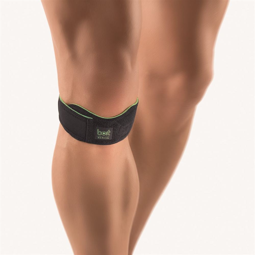 BORT Patella Sehnenbandage Sport<br>1 Stück, Gr3, schwarz/grün