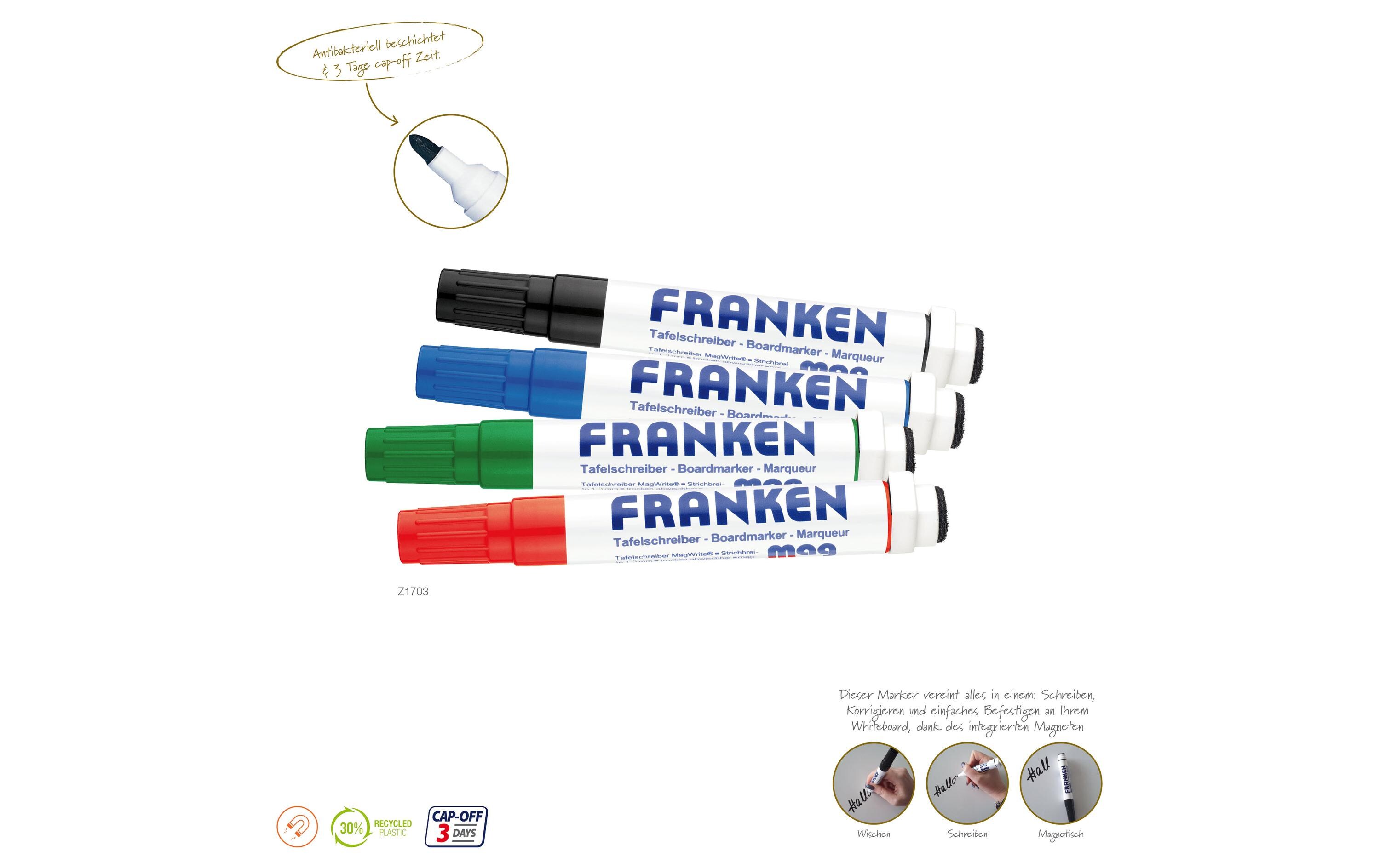 Whiteboard-Marker 1-3 mm, BlauTafelschreiber mit Rundspitze