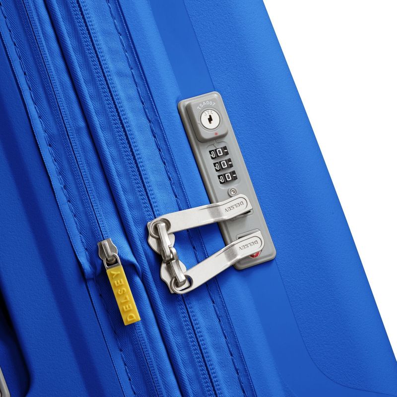 Delsey - Clavel - Trolley - Blue - Hardcase - Lichtgewicht - Expandable - 136,3 Liter