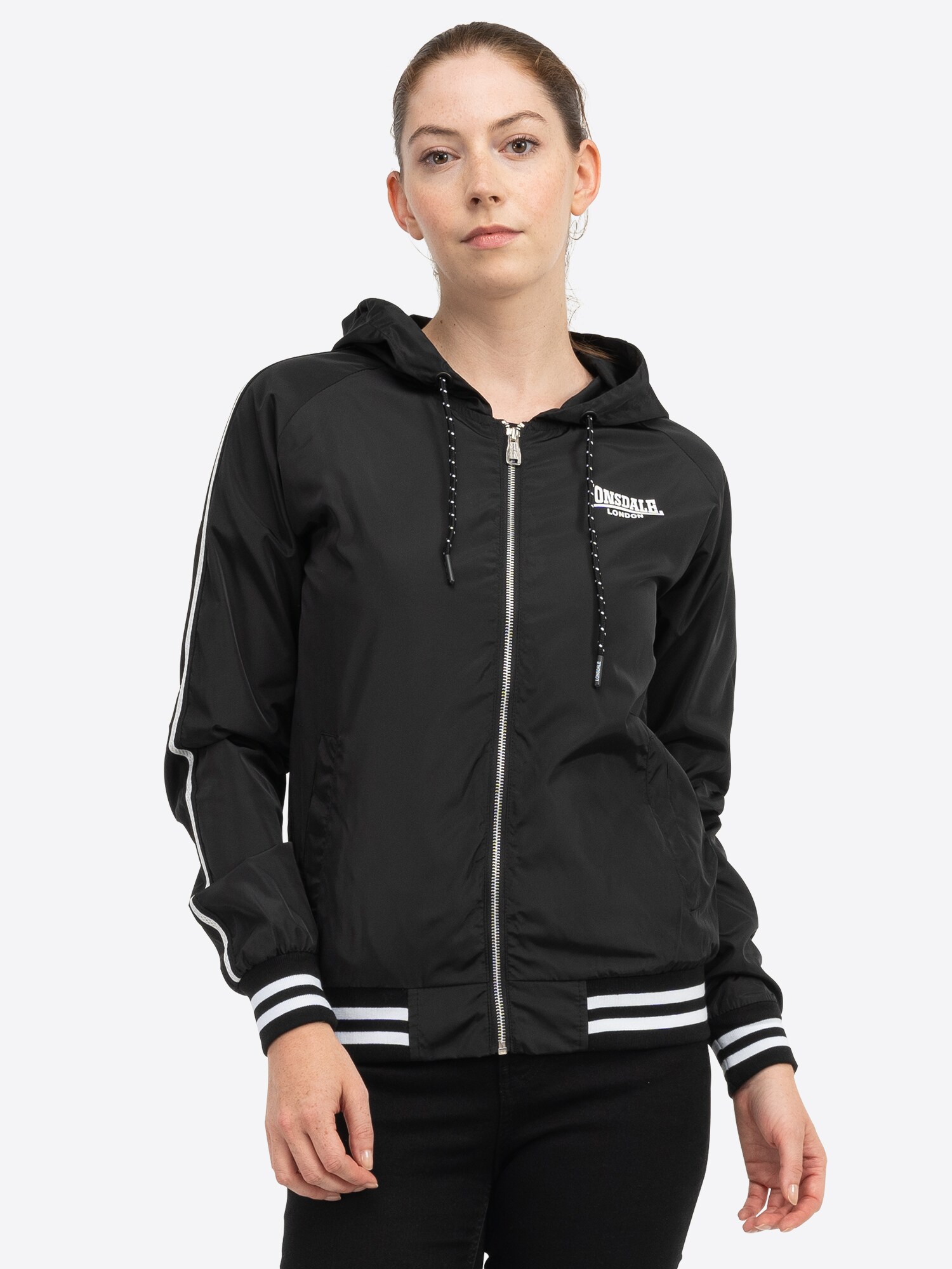 Lonsdale Frauen Windjacke mit Kapuze MERIDEN