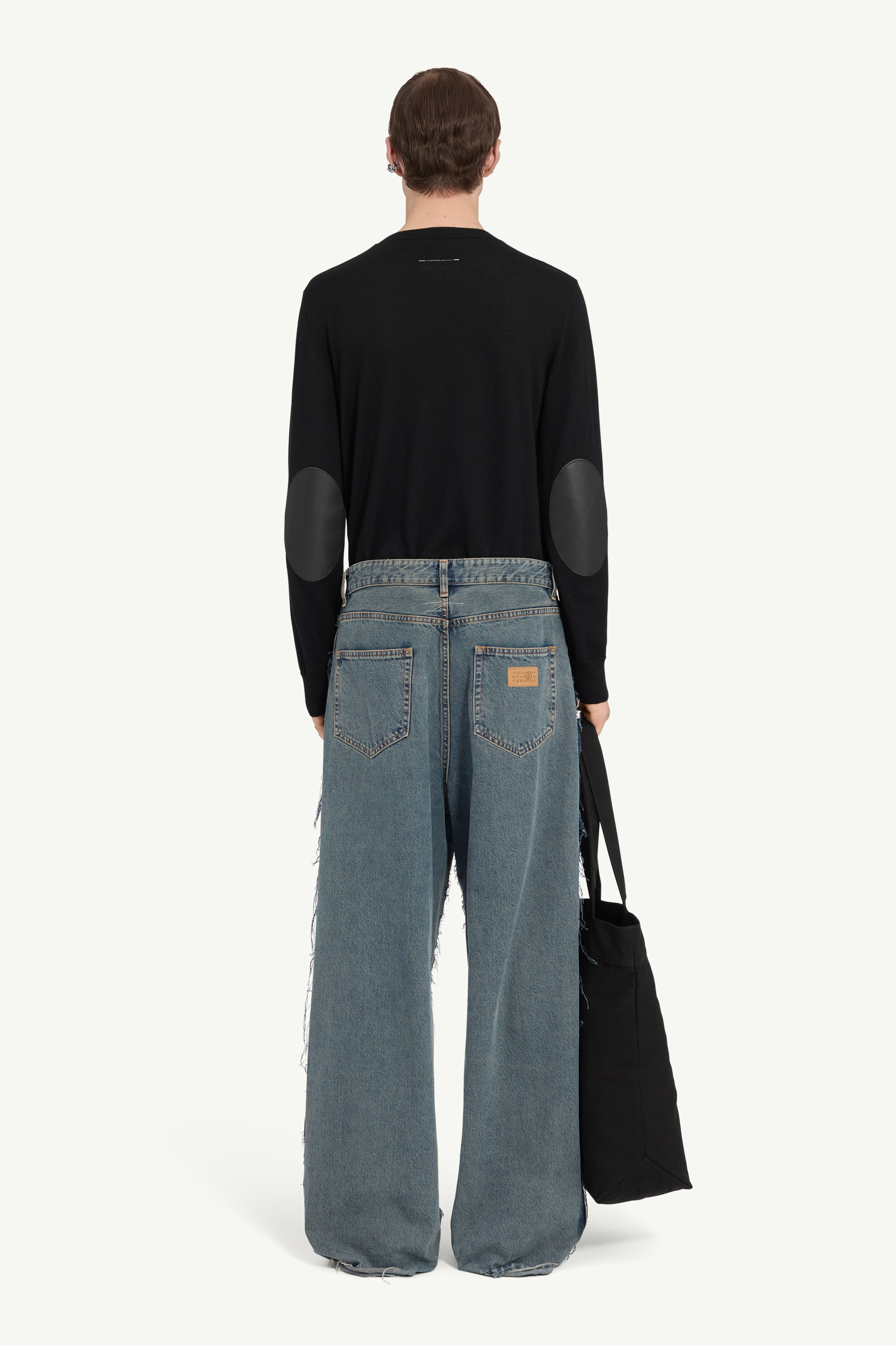 Jean ample en coton pour homme | MM6