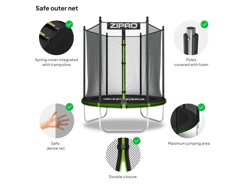 Jump Pro OUT med udvendigt net 4FT 127cm