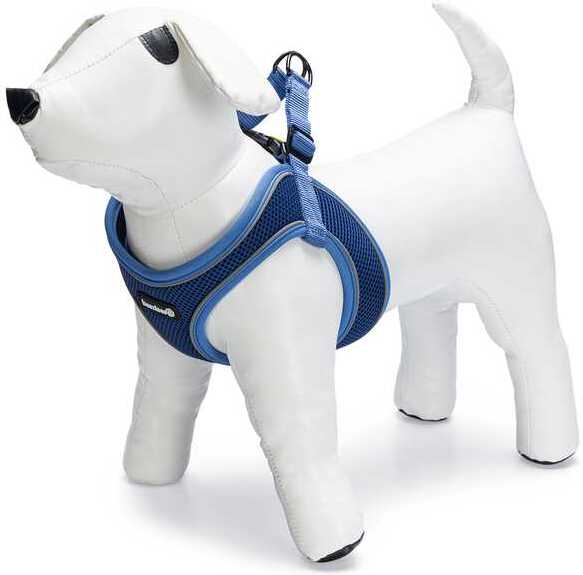 Beeztees hondentuig Parinca Premium blauw 30-35 cm