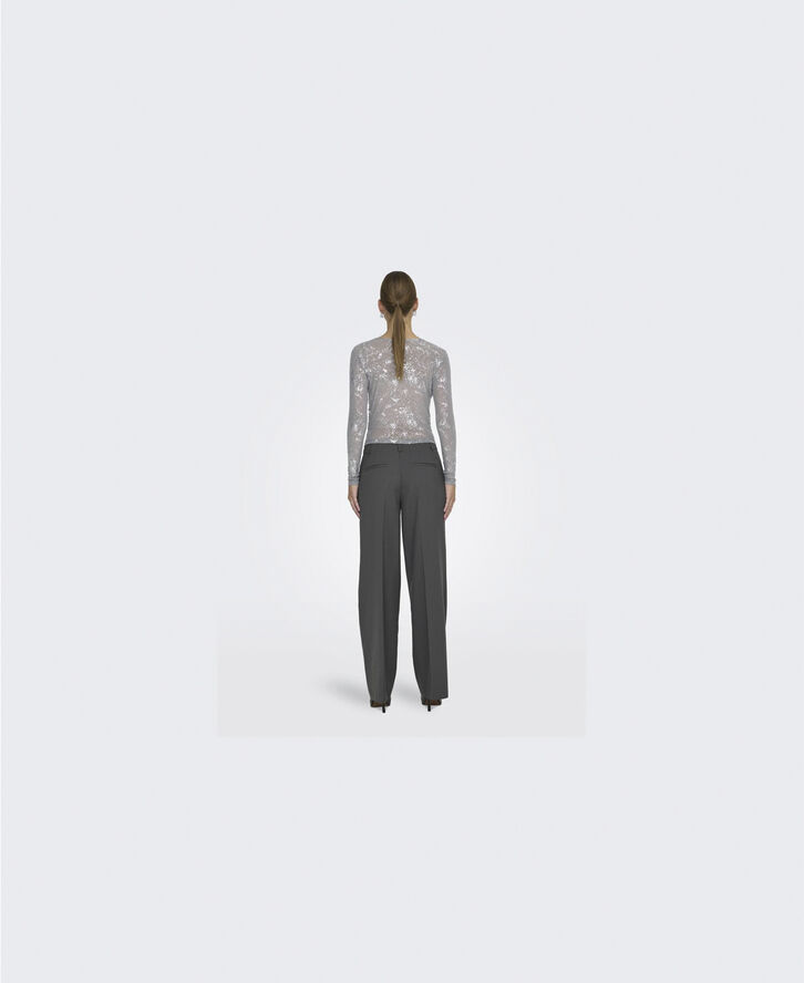 ONLY ONLALANA MW WIDE PANT TLR Blackened pearl