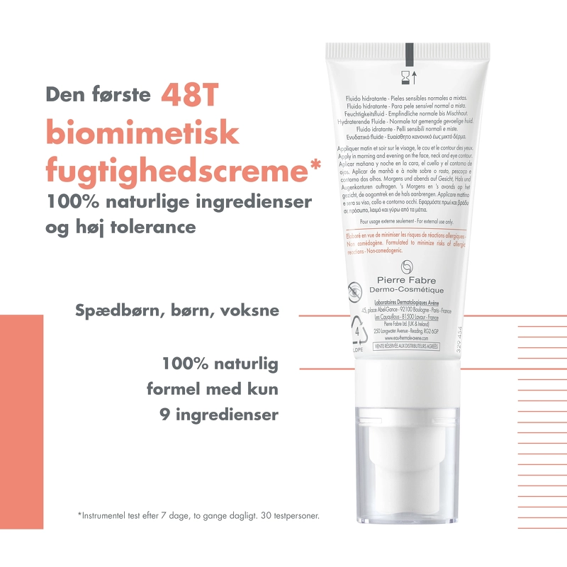 Avène Tolerance Hydra-10 Hydrating Fluid 40 ml