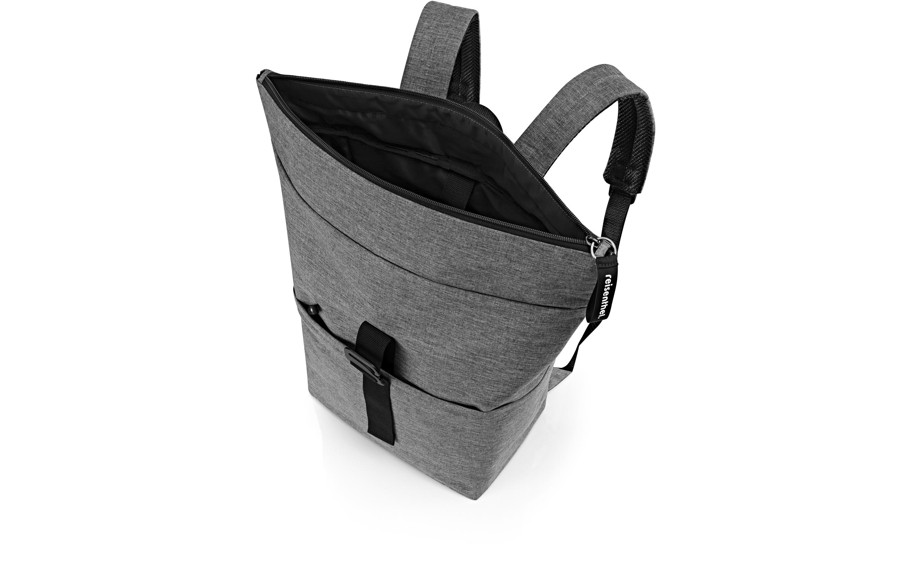 Freizeitrucksack Rolltop Backpack Twist SilverRanzen für Freizeit, Arbeitsweg und City-Trip