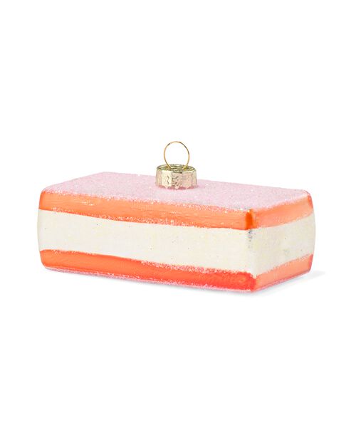 boule de Noël tompouce verre 9cm