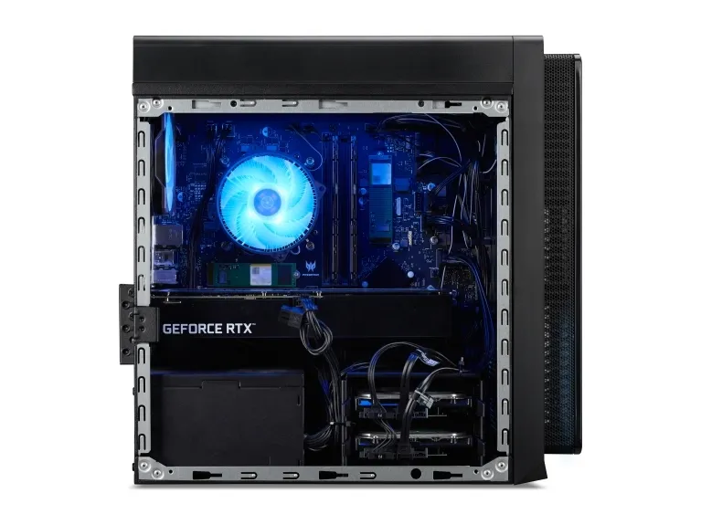 Acer Predator Orion 3000 PO3-655 - Tower gaming - Core i5 i5-14400F / op til 4.7 GHz - RAM 16 GB - SSD 512 GB - GeForce RTX 4060 - IEEE 802.11ax (Wi-Fi 6E), Bluetooth, Gigabit Ethernet - Win 11 Home - skærm: ingen