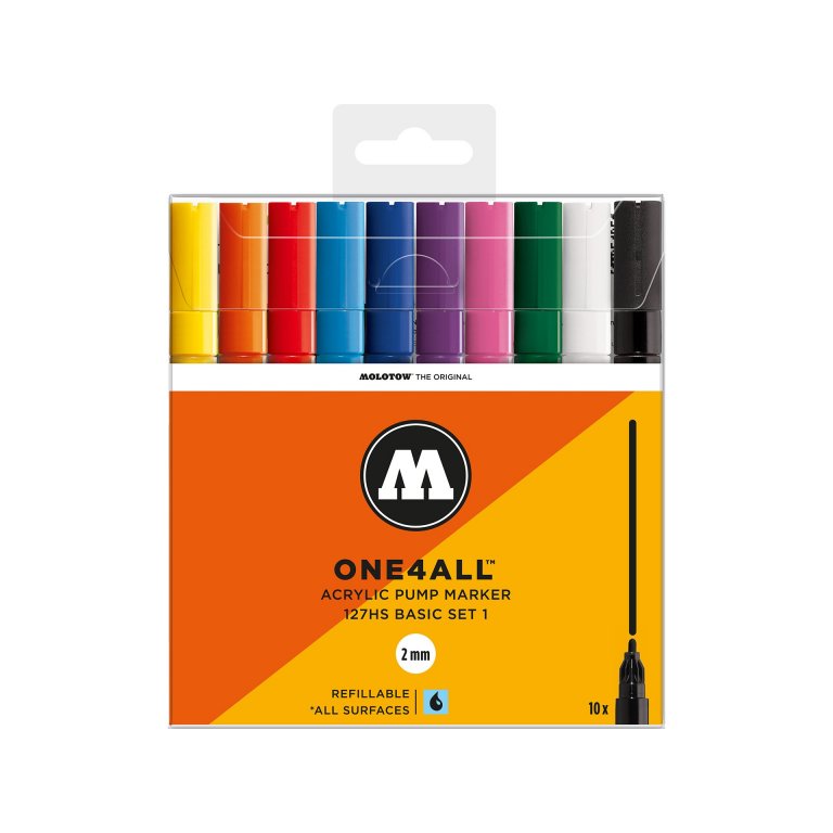 Molotow Lackmarker One4all 127HS, 10er-Set
