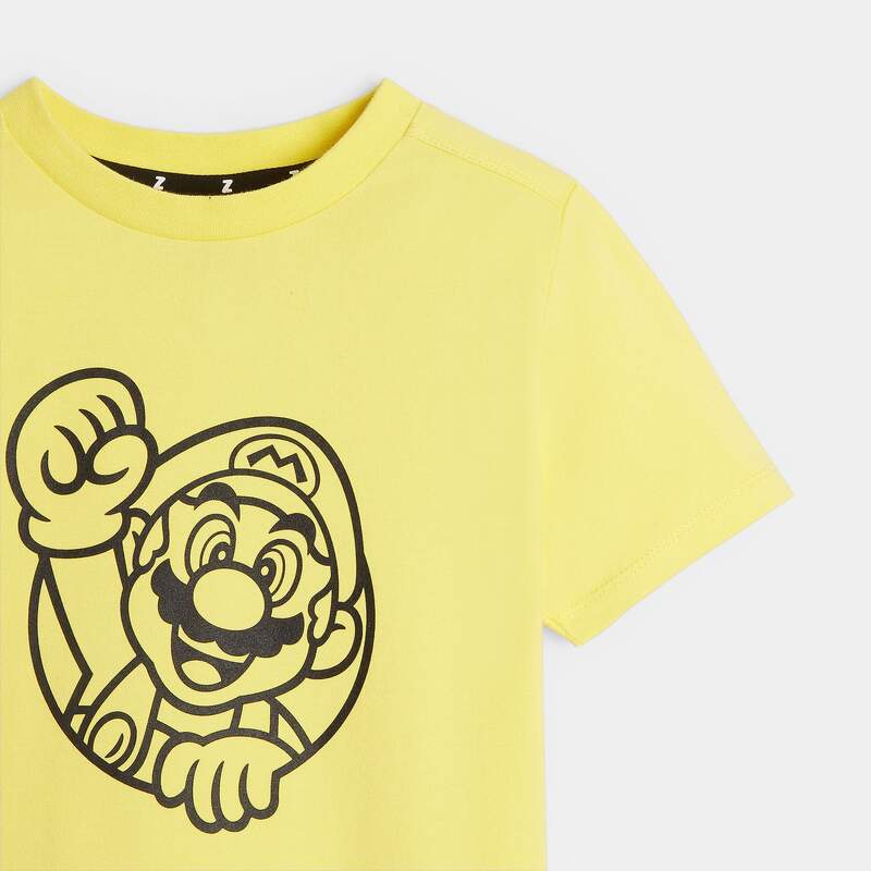 T-shirt Super Mario jaune mixte Z