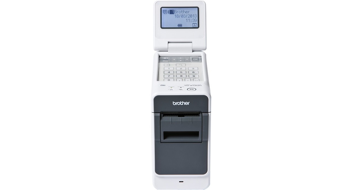 BrotherTD-2130N labelprinter  (Wit/grijs, USB, RJ-45, RS-232C)