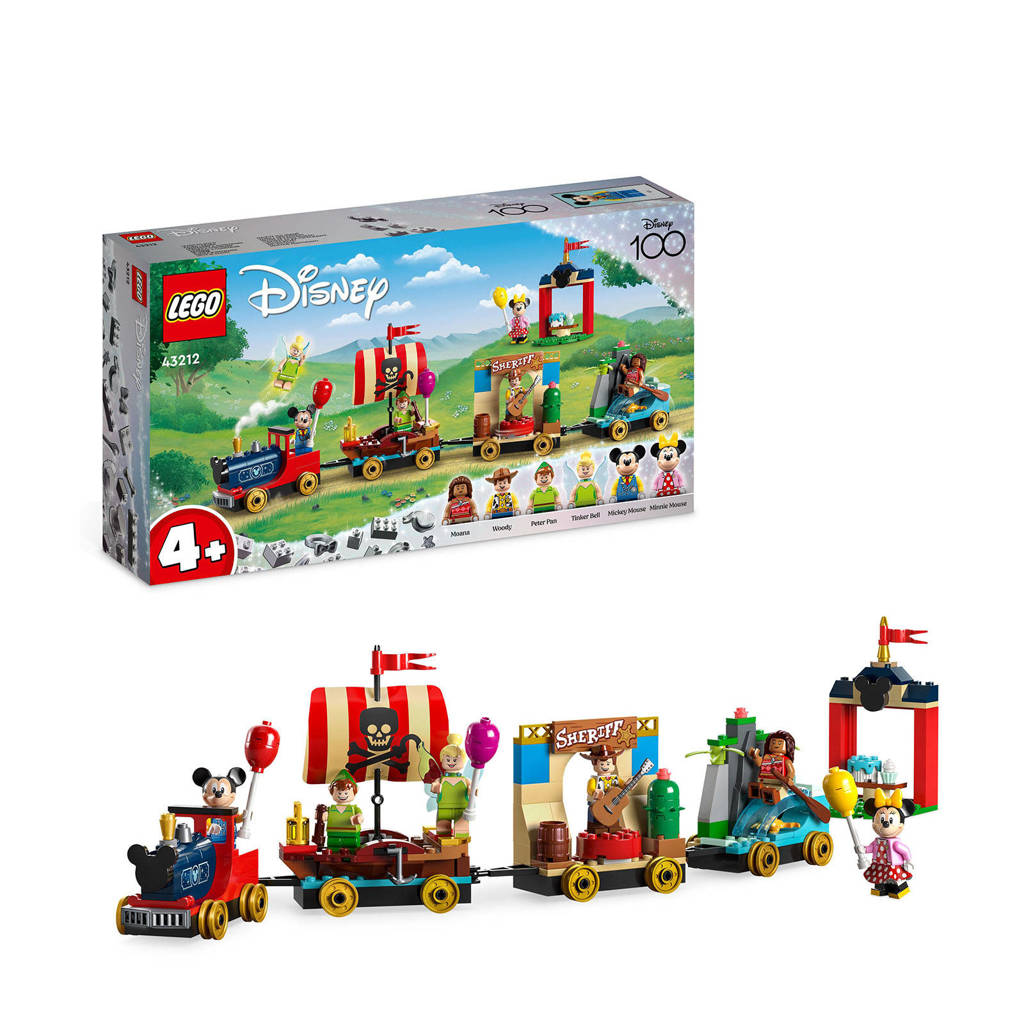 BjornDisney Feesttrein Bouwbaar Trein Speelgoed 100e Verjaardag Set 43212