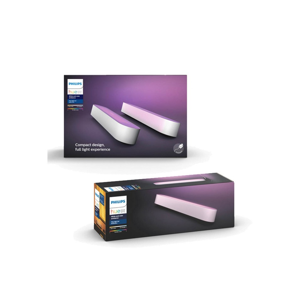 Philips Hue - Play Light Bar&Play Light Bar Extension White - Bundle