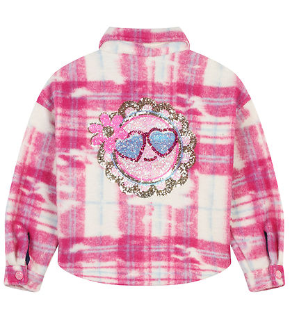 Billieblush Jacke - Lang/Overshirt - Pink/Kariert