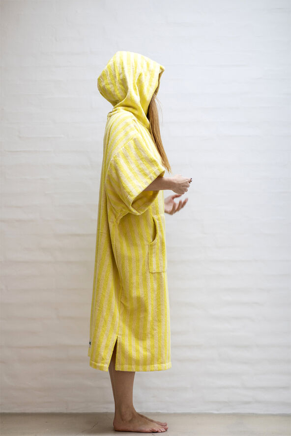 Bongusta Naram Poncho - pristine & neon yellow Pristine & neon yellow