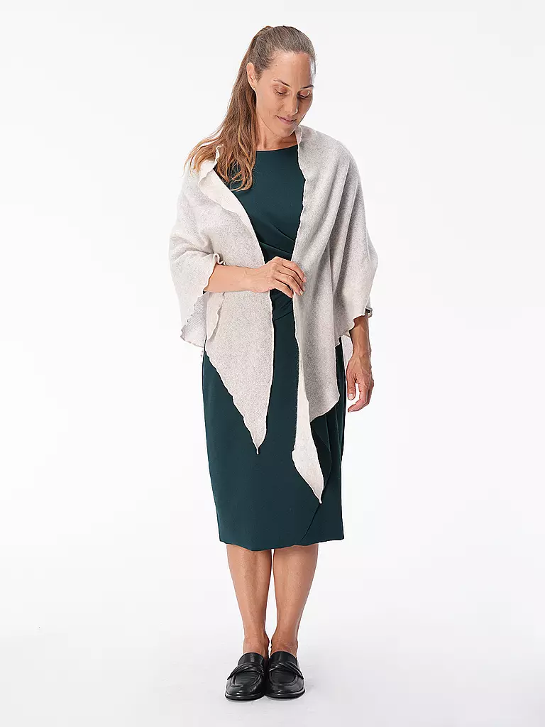 DAVIDA Kaschmirtuch beige
