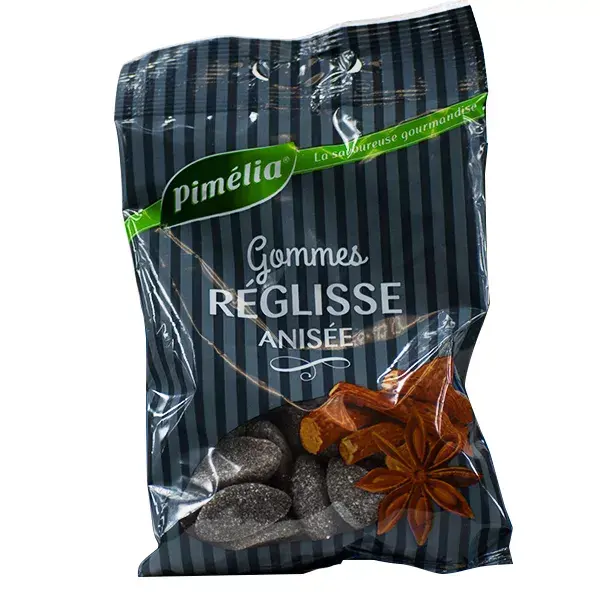 Gomas de alcaçuz com anis Pimélia 100g