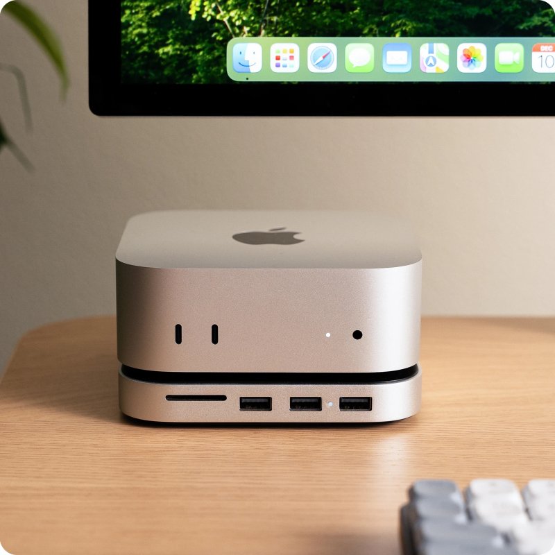 Satechi ST-GNMMES station d'accueil Avec fil USB 3.2 Gen 2 (3.1 Gen 2) Type-C Argent