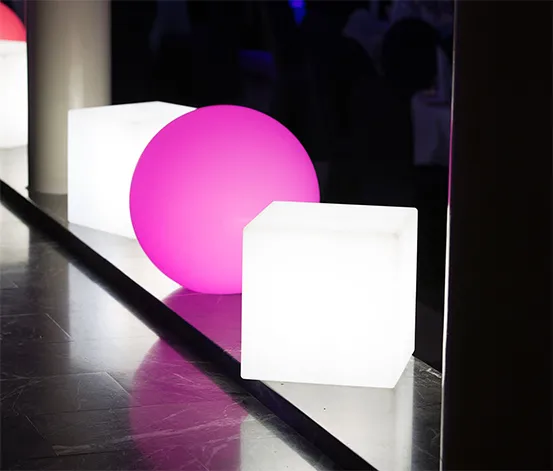 8 seasons design LED-Leuchtwürfel, 43 cm
