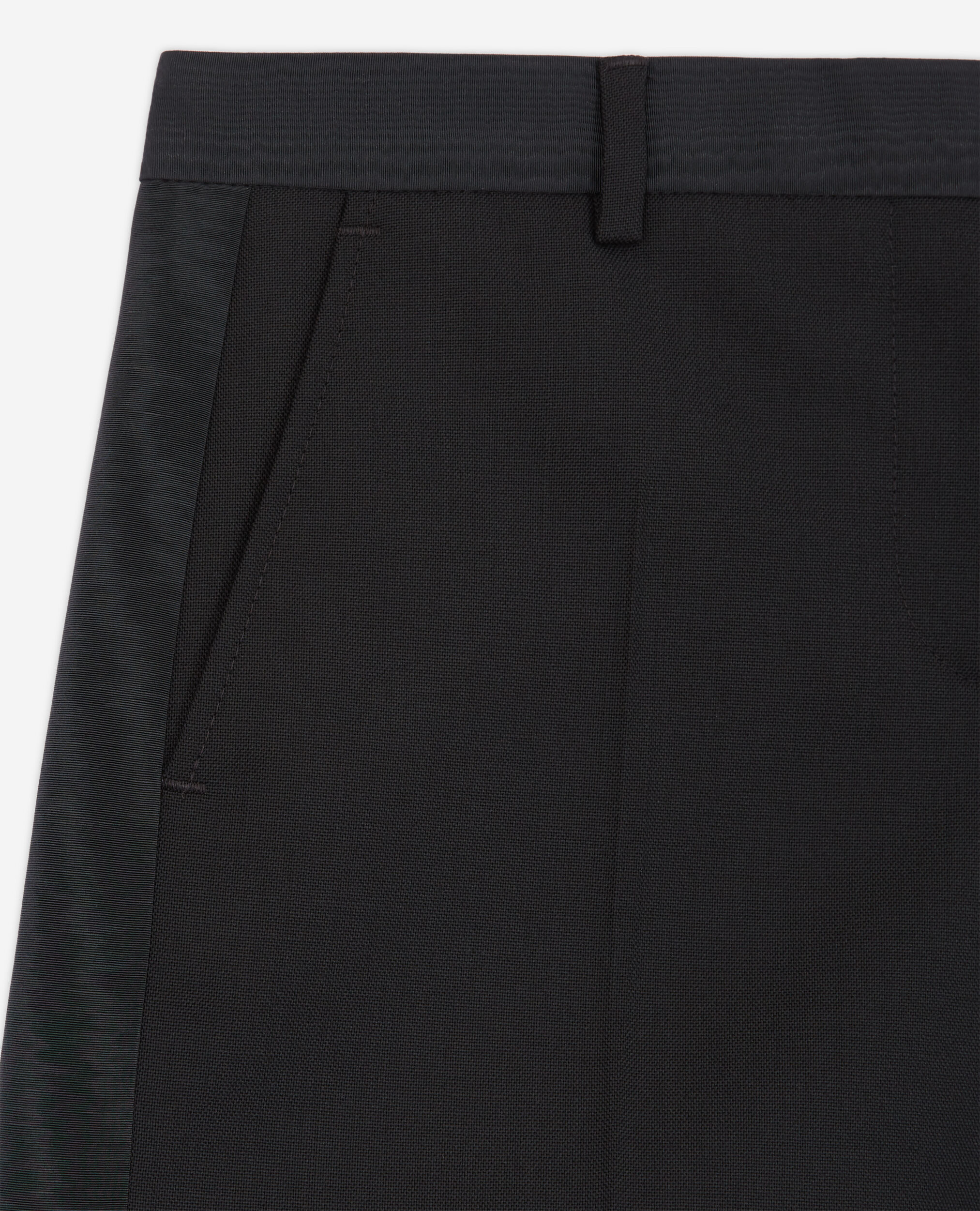 Short en laine noir