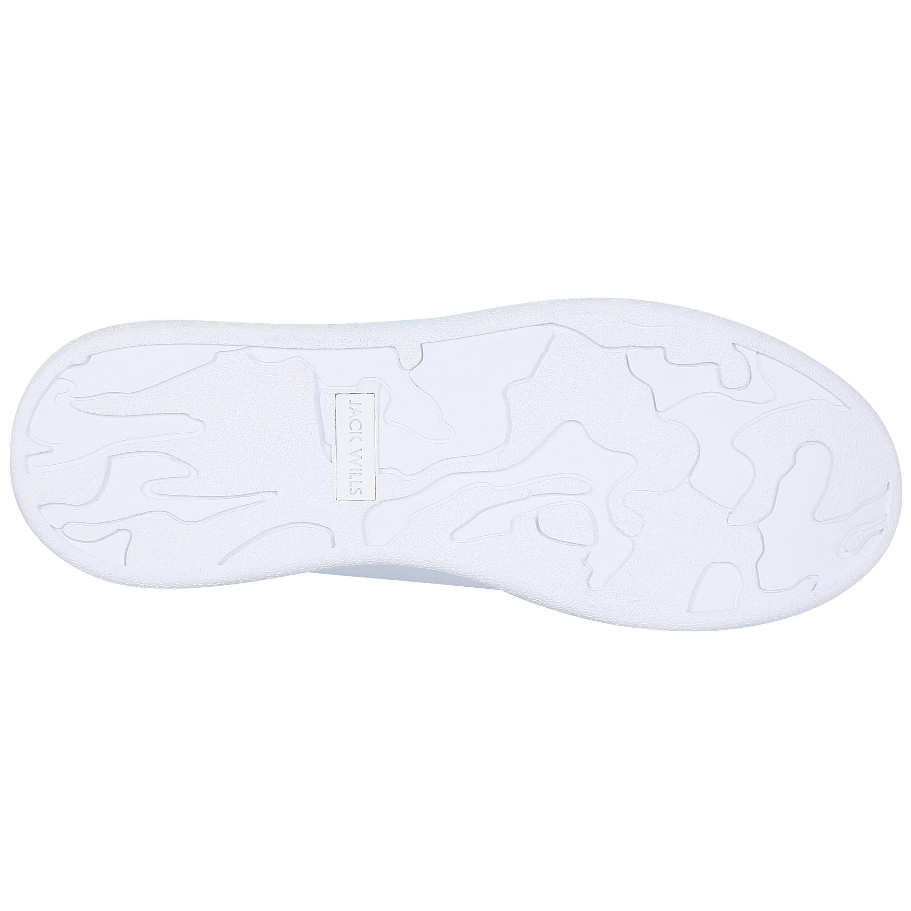 Jack Wills JW Platform Leather Trainer