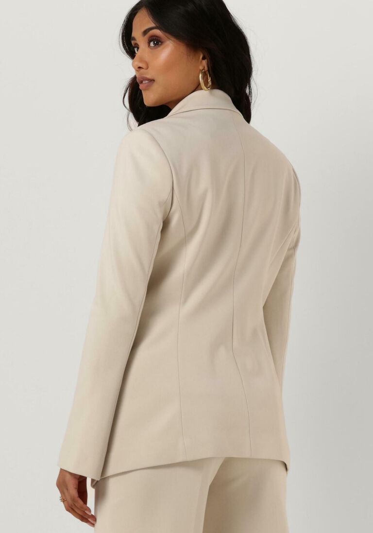 BEAUMONT beige beaumont blazer blazer midlong double jersey