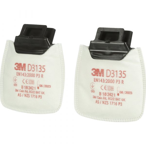 Kaiser kraft Filtro de Partículas Secure Click(tm) D3135, Grau de Proteção P3 R, Embalagem de 10 Pares, para Semimáscara HF-800