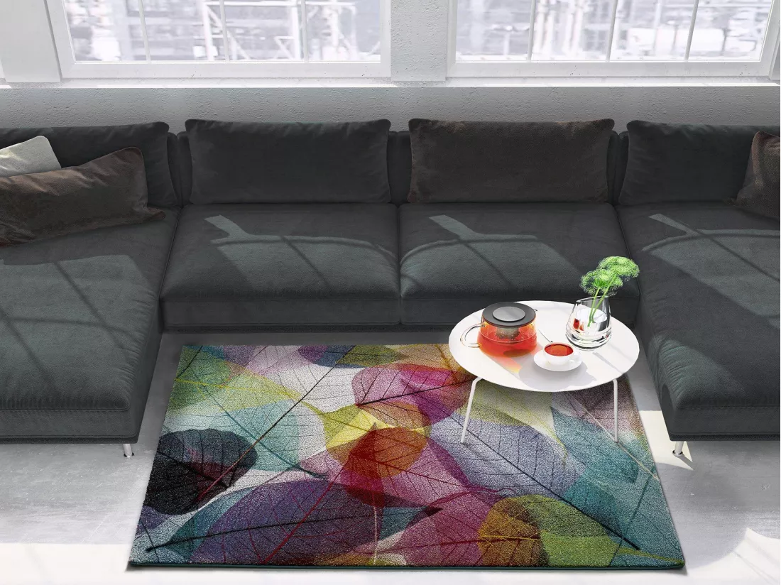 Tapis intérieur - moderne - multicolore - 120 x 170 cm - COLORS