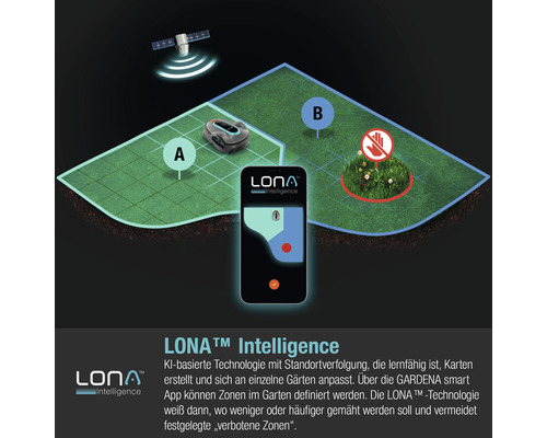 GARDENA smart SILENO city robotmaaierset 600 m² met LONA-functie - Compatibel met SMART HOME van hornbach